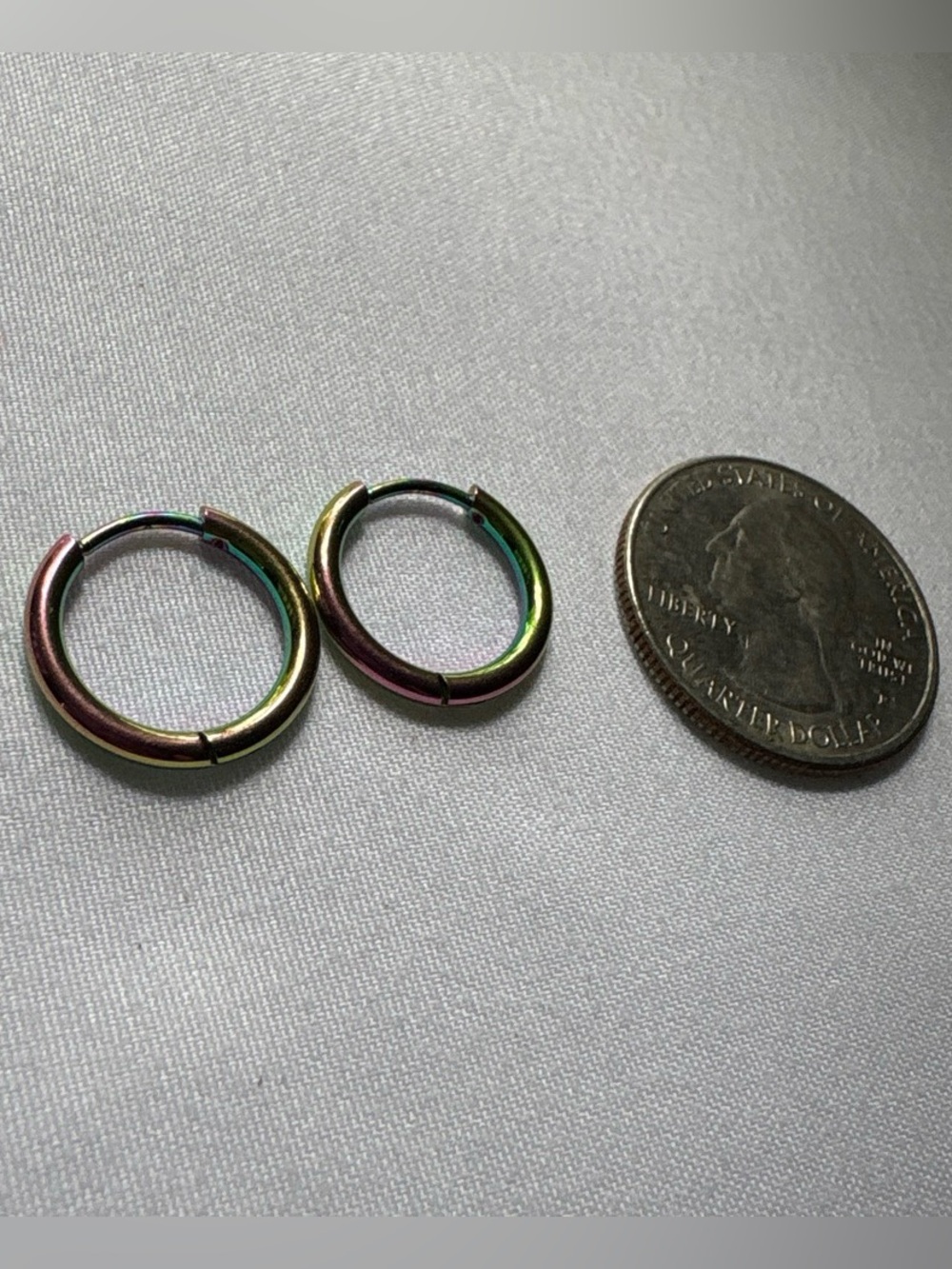 Rainbow Hoop Earrings - Women Jewelry